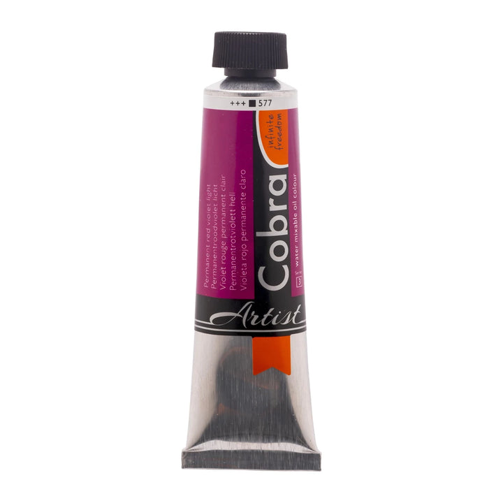 PEINTURE HUILE COBRA ARTIST VIOLET ROUGE PERMANENT CLAIR - 40 ML