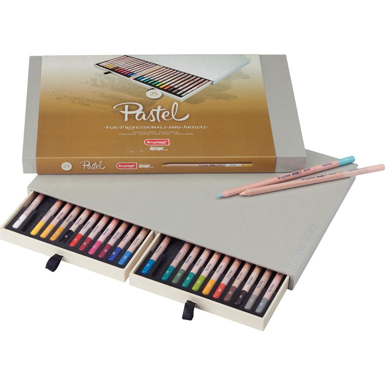 Ensemble de 24 crayons pastel 