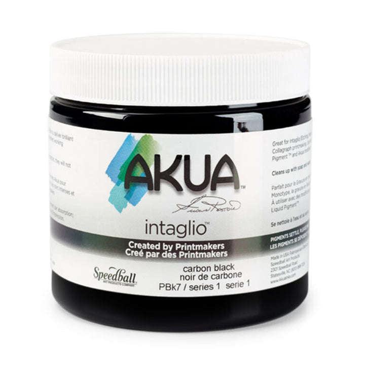 Encre Akua - Intaglio - Carbon Black - Speedball -8 oz